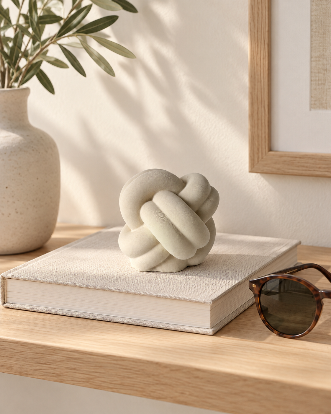 V12 styled-use concept: Shelf · book stack & decorative accent